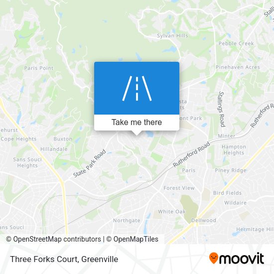 Mapa de Three Forks Court