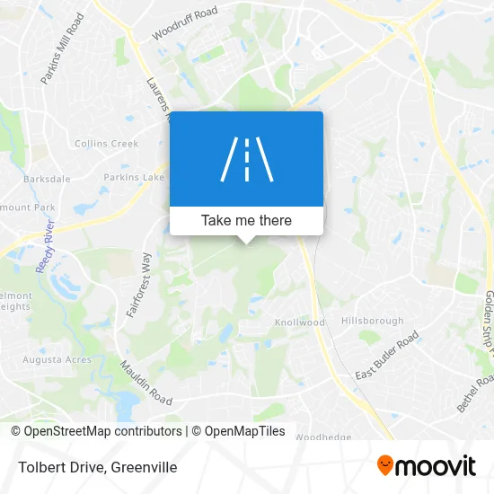 Tolbert Drive map