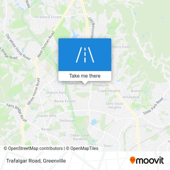 Mapa de Trafalgar Road