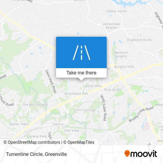Turrentine Circle map