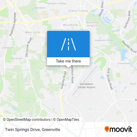 Twin Springs Drive map