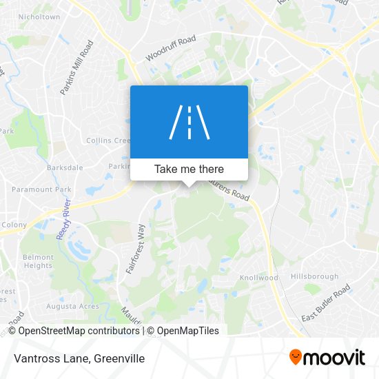 Mapa de Vantross Lane