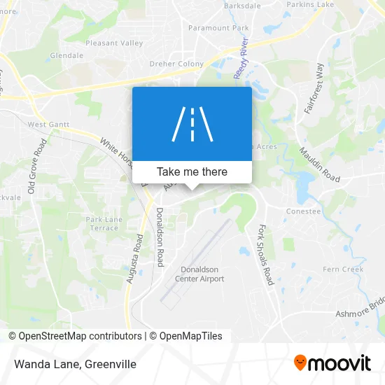 Wanda Lane map