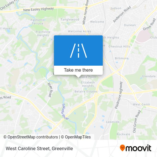 West Caroline Street map