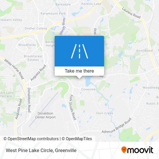 West Pine Lake Circle map