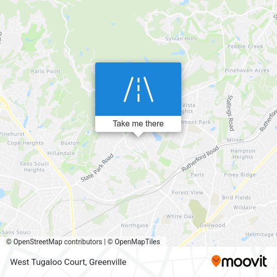 West Tugaloo Court map