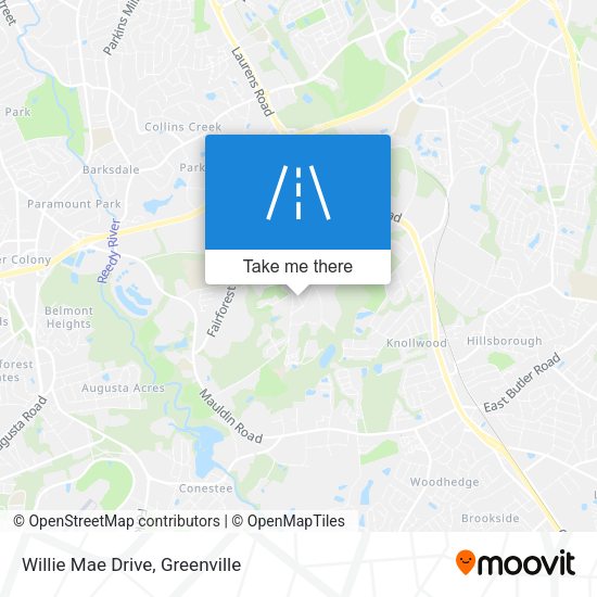 Mapa de Willie Mae Drive