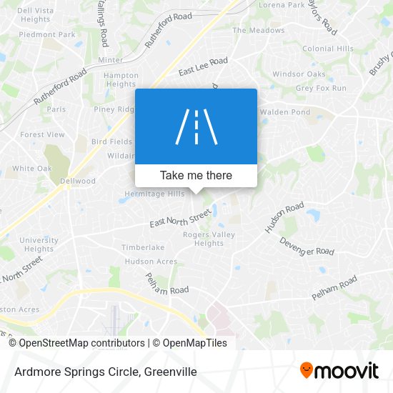 Mapa de Ardmore Springs Circle