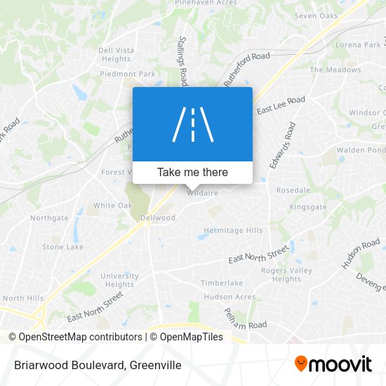 Mapa de Briarwood Boulevard