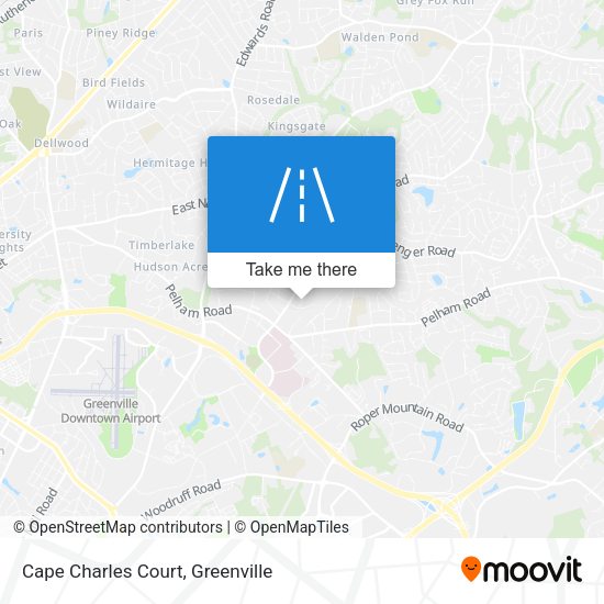 Mapa de Cape Charles Court