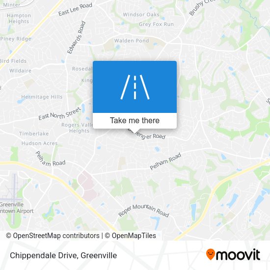 Chippendale Drive map