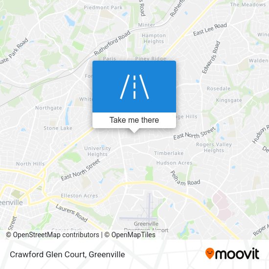 Crawford Glen Court map
