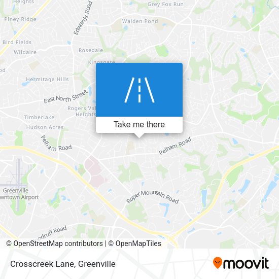 Mapa de Crosscreek Lane