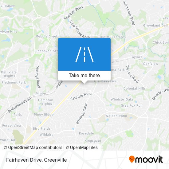 Fairhaven Drive map