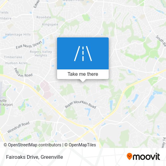 Mapa de Fairoaks Drive