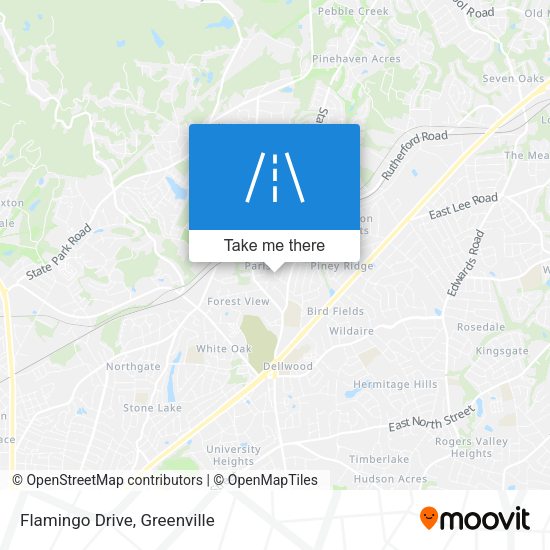 Mapa de Flamingo Drive
