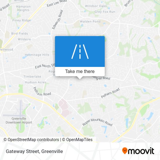 Mapa de Gateway Street