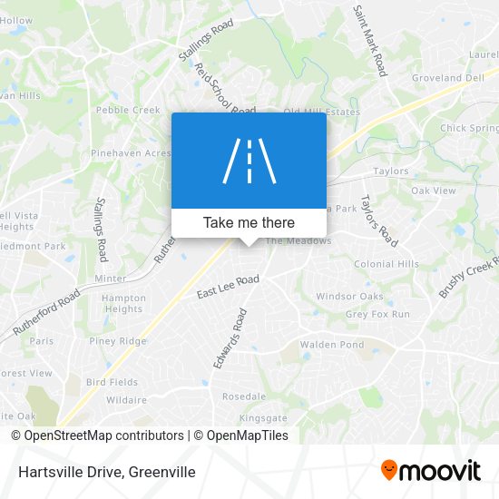 Hartsville Drive map