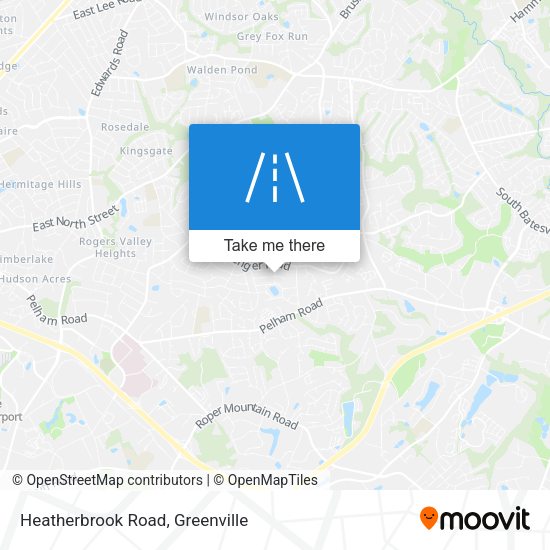 Heatherbrook Road map