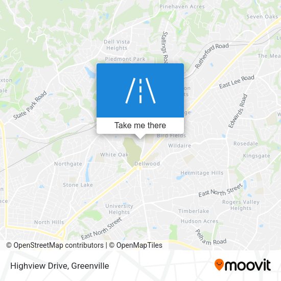 Mapa de Highview Drive