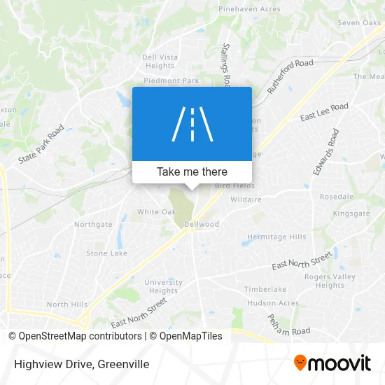 Highview Drive map