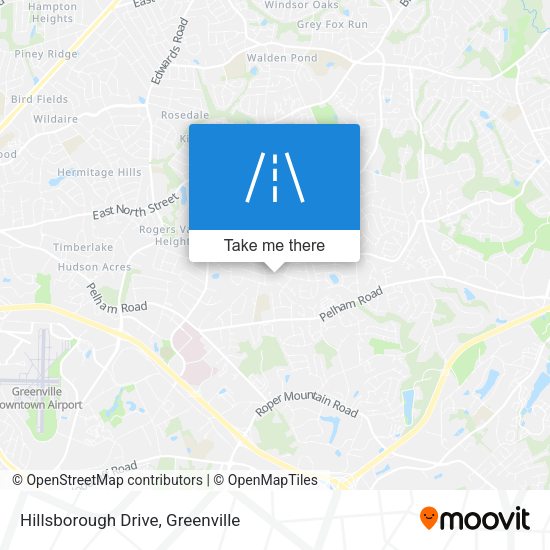 Hillsborough Drive map