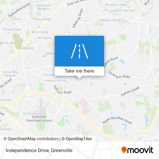 Independence Drive map