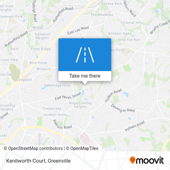Mapa de Kenilworth Court