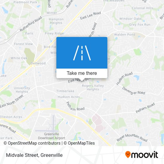 Mapa de Midvale Street