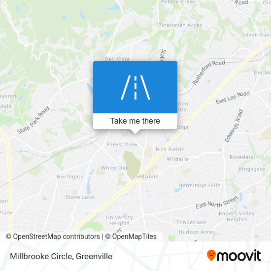 Mapa de Millbrooke Circle