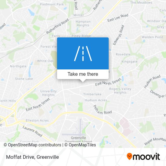 Moffat Drive map