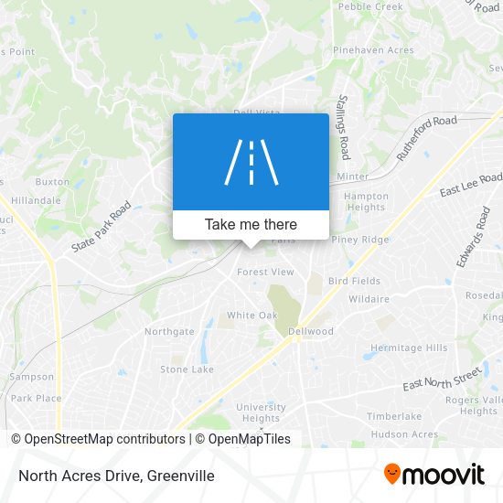 North Acres Drive map