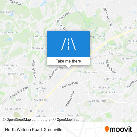 North Watson Road map