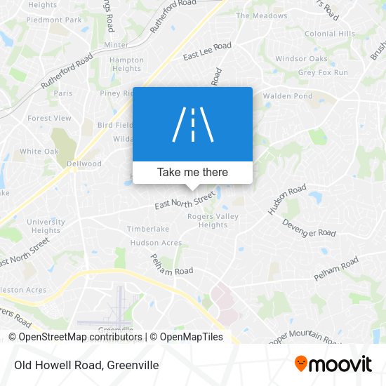 Mapa de Old Howell Road