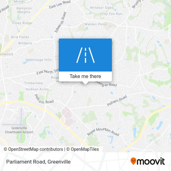 Mapa de Parliament Road