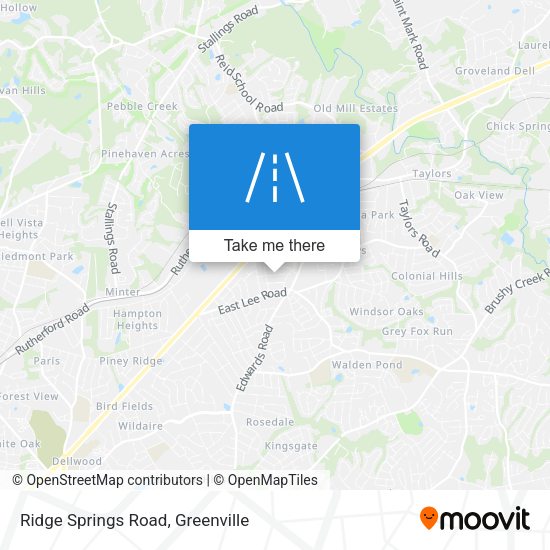 Mapa de Ridge Springs Road