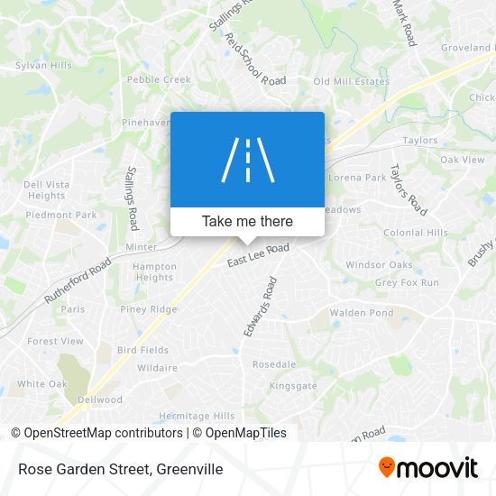Rose Garden Street map