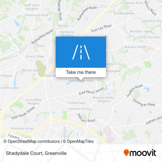 Shadydale Court map