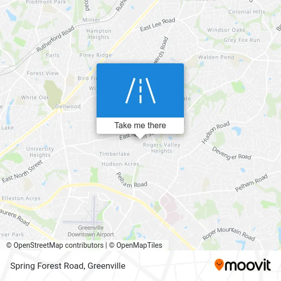 Spring Forest Road map