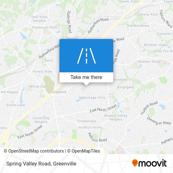 Mapa de Spring Valley Road