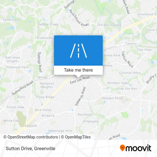 Sutton Drive map