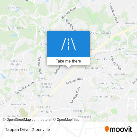 Mapa de Tappan Drive