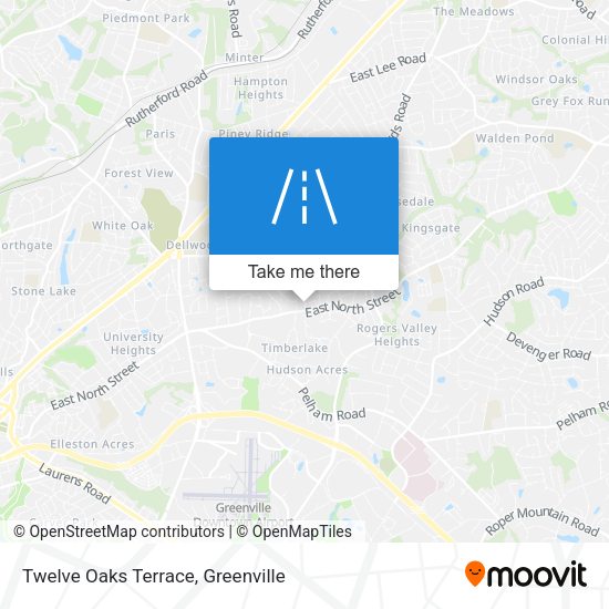 Twelve Oaks Terrace map