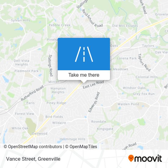 Mapa de Vance Street