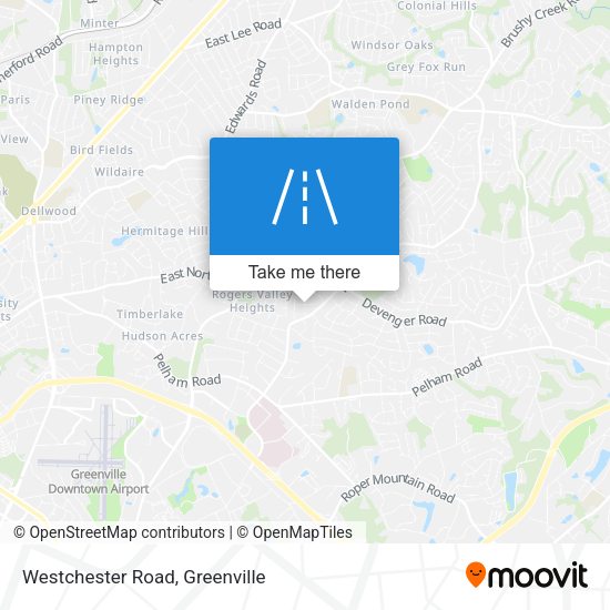 Westchester Road map