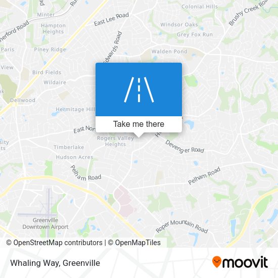 Mapa de Whaling Way