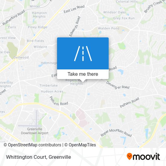 Whittington Court map
