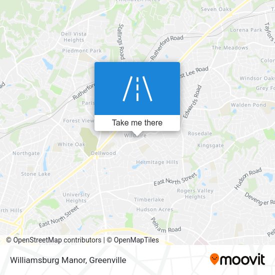 Williamsburg Manor map