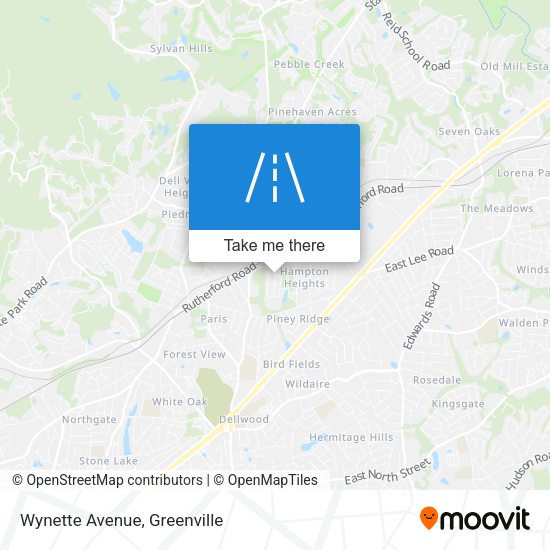 Mapa de Wynette Avenue