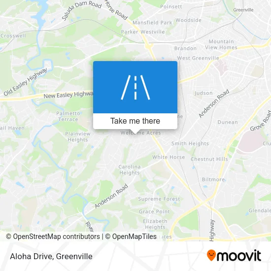 Mapa de Aloha Drive